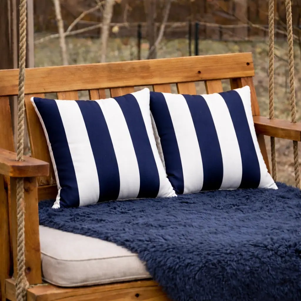 2 Pack Outdoor Pillow Covers 18x18 Inch by HouseOfZazla
