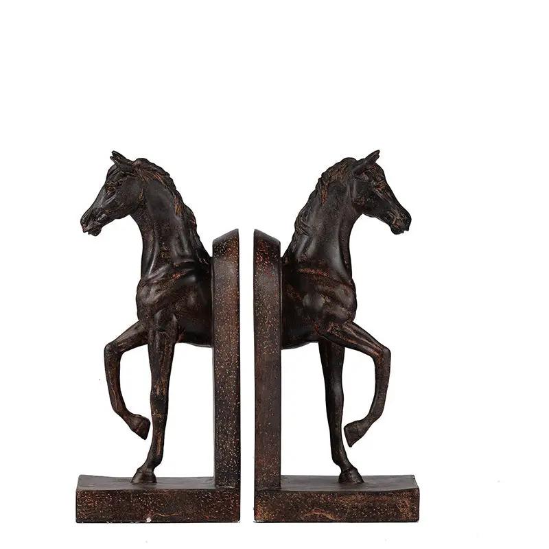 S/2 5x4x10.5' Trotting Horse Bookends by HouseOfZazla