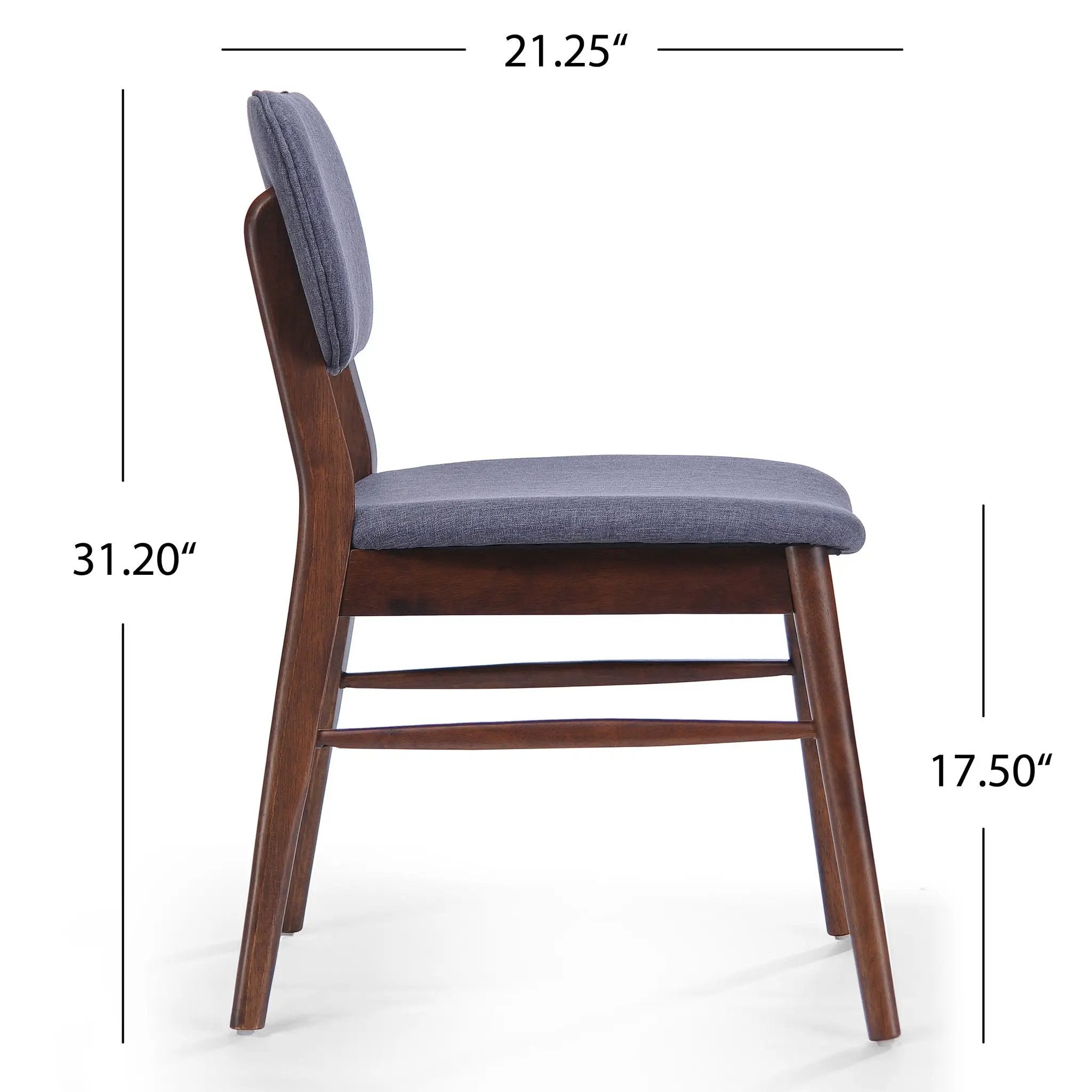 Upholstered Comfort Dining Chair (Set of 2) by HouseOfZazla