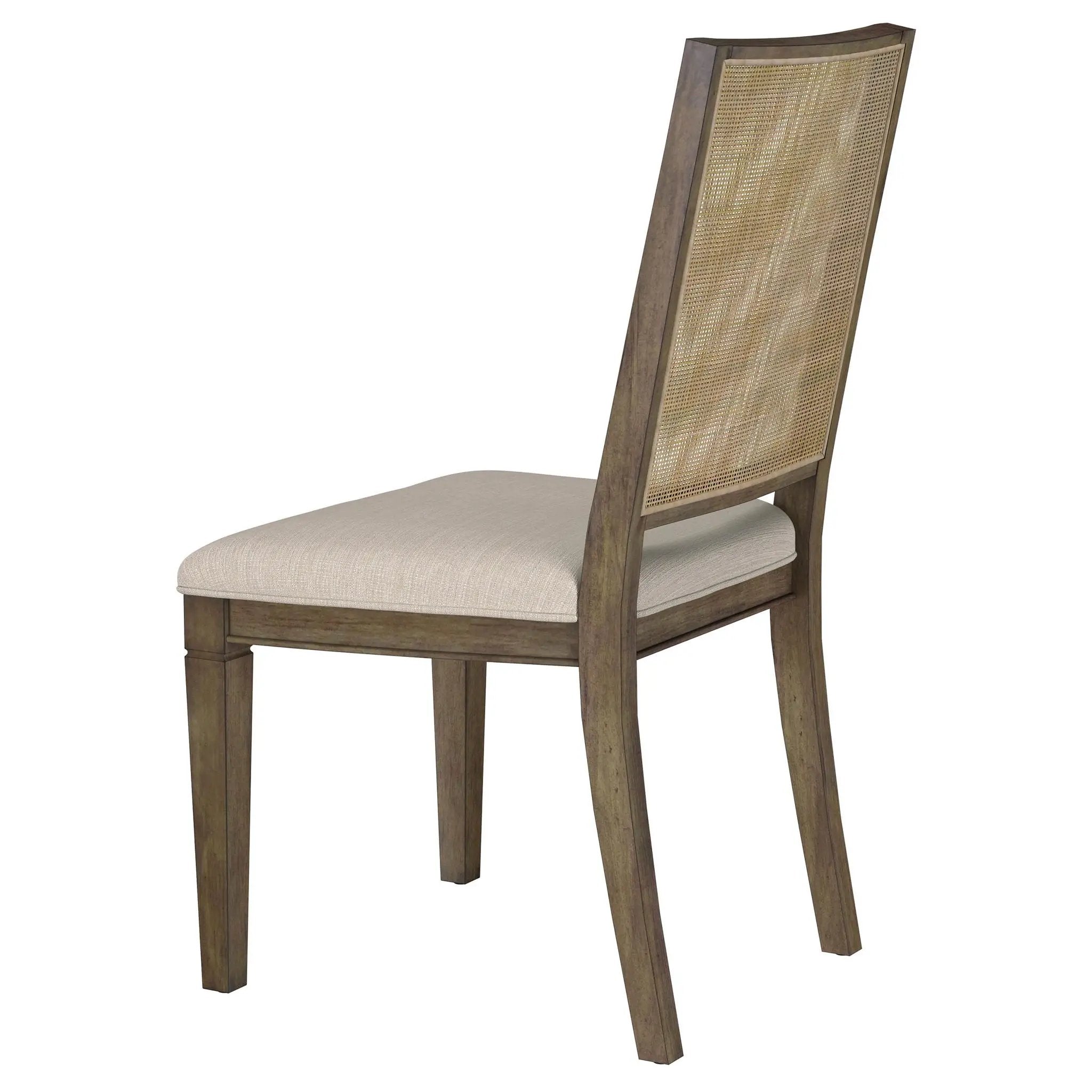 Matisse Woven Rattan Back Dining Side Chair Brown (Set of 2) by Unique Piece Furniture