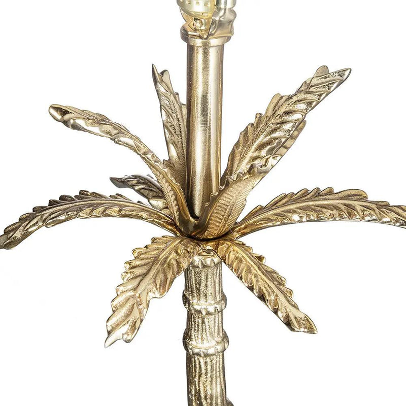 D16x31' Leaf Lamp with Marble Base Gold by HouseOfZazla