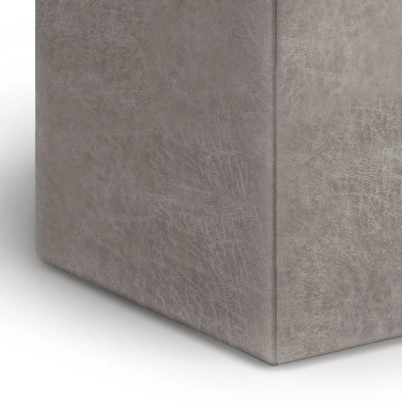 Rockwood - Upholstered Cube Storage Ottoman With Tray by Unique Piece Furniture