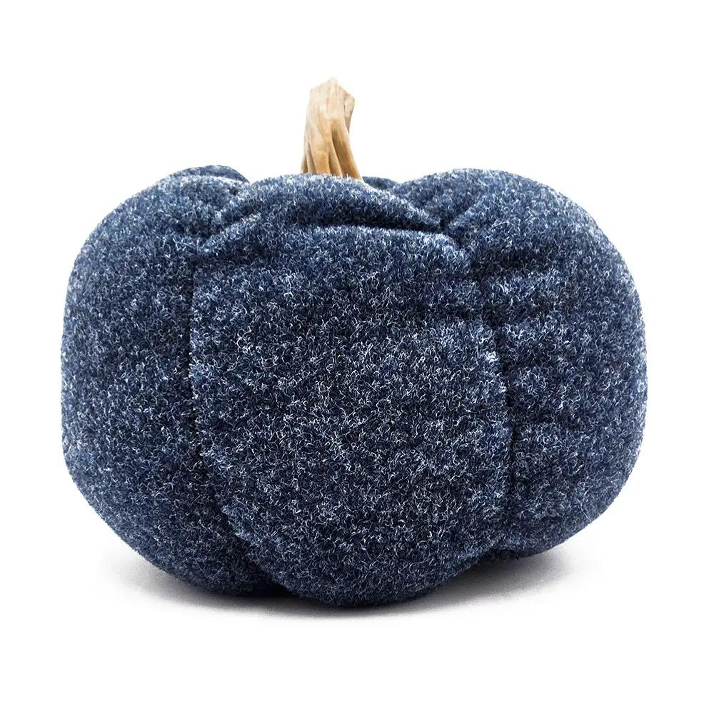 Pumpkin Ornament Decor For Holiday Harvest Festival Fall Festival & Thanksgiving (Set of 3) - Blue by Unique Piece Furniture