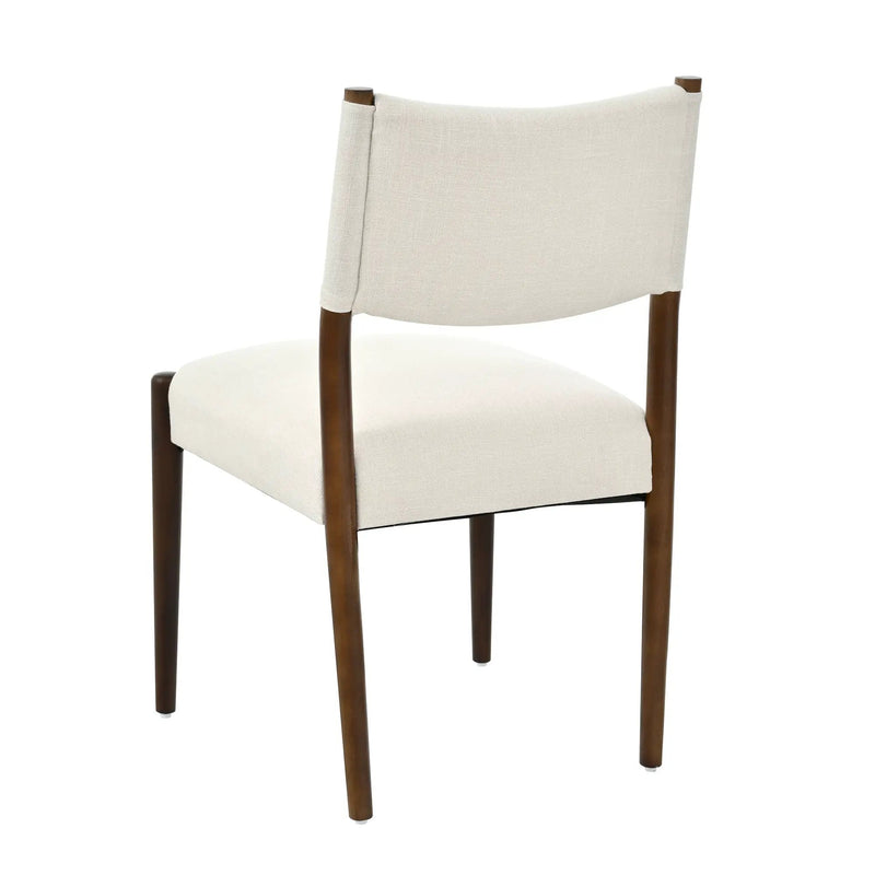 Modern Dining Chair with Thick Seat Cushion and Solid Wood Legs, Set of 2 by HouseOfZazla