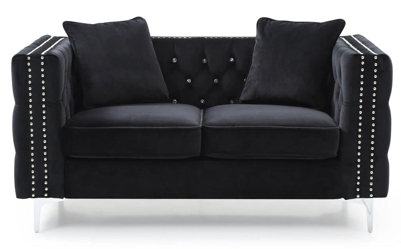 Elegant Track Arm Loveseat by Unique Piece Furniture