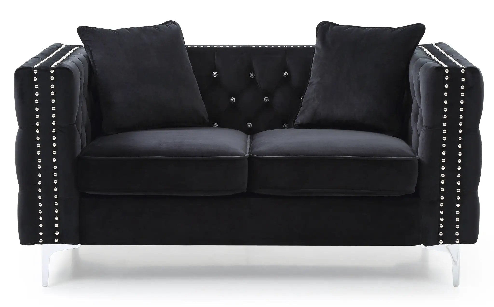 Elegant Track Arm Loveseat by HouseOfZazla