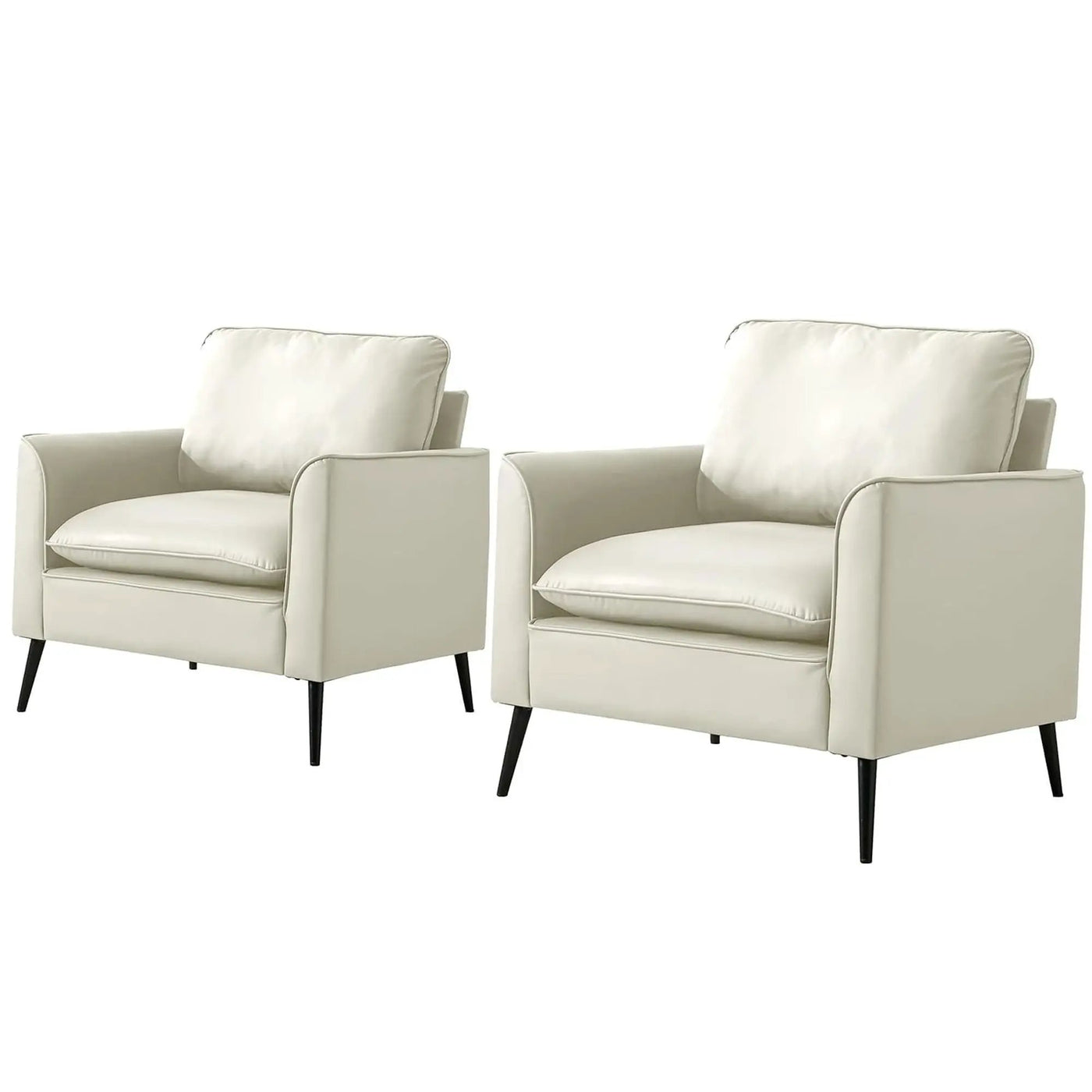 Nordic Retro Light Luxury Upholstered Sofa Chair by Unique Piece Furniture