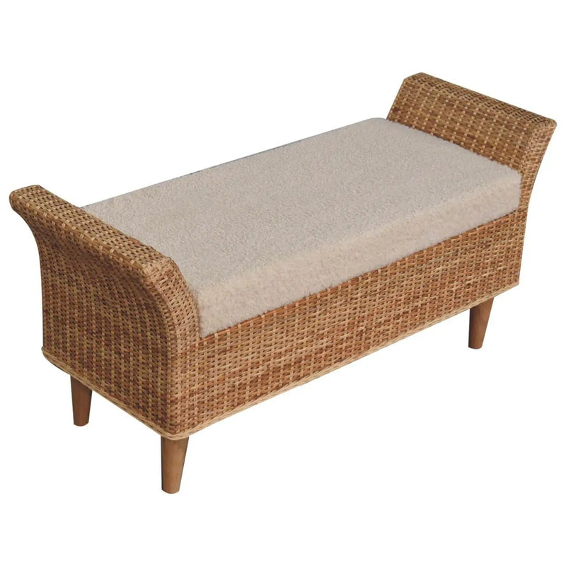 Riviera - Woven Bench - Oak by HouseOfZazla