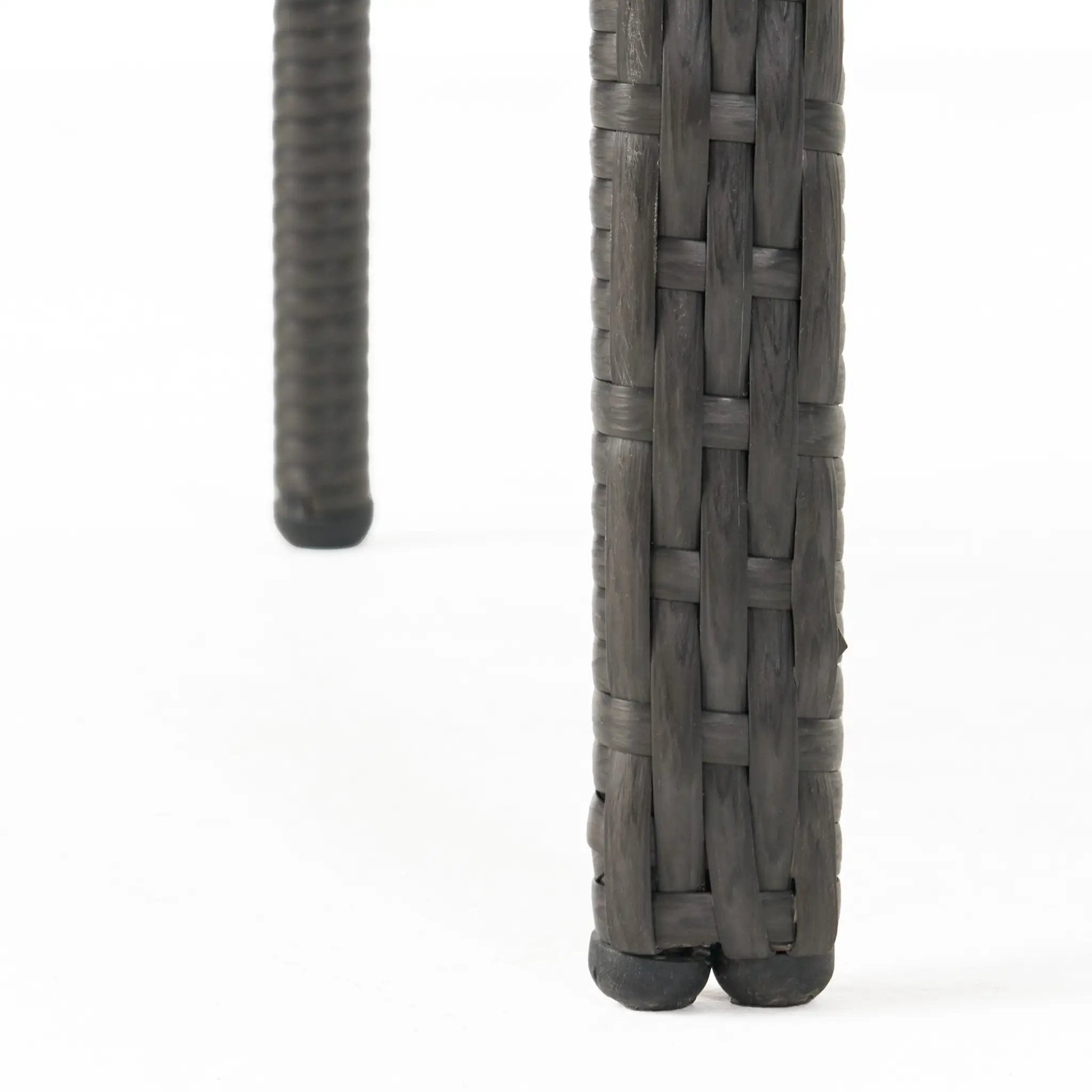 Outdoor PE Rattan Stacking Chair with Iron Frame and Cushions (Set of 4) by HouseOfZazla