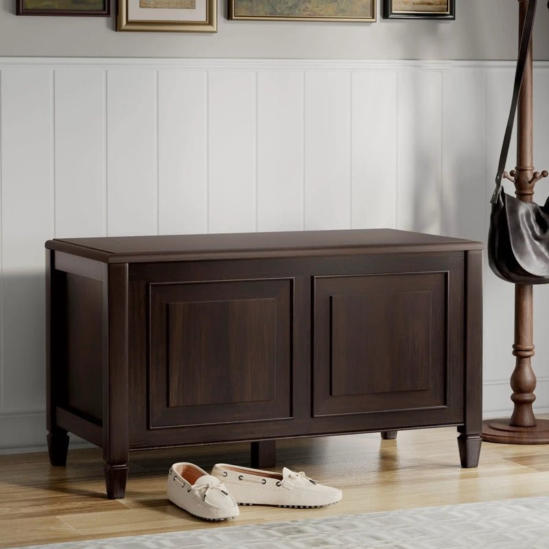 Connaught - Wide Storage Bench Trunk - Chestnut by HouseOfZazla