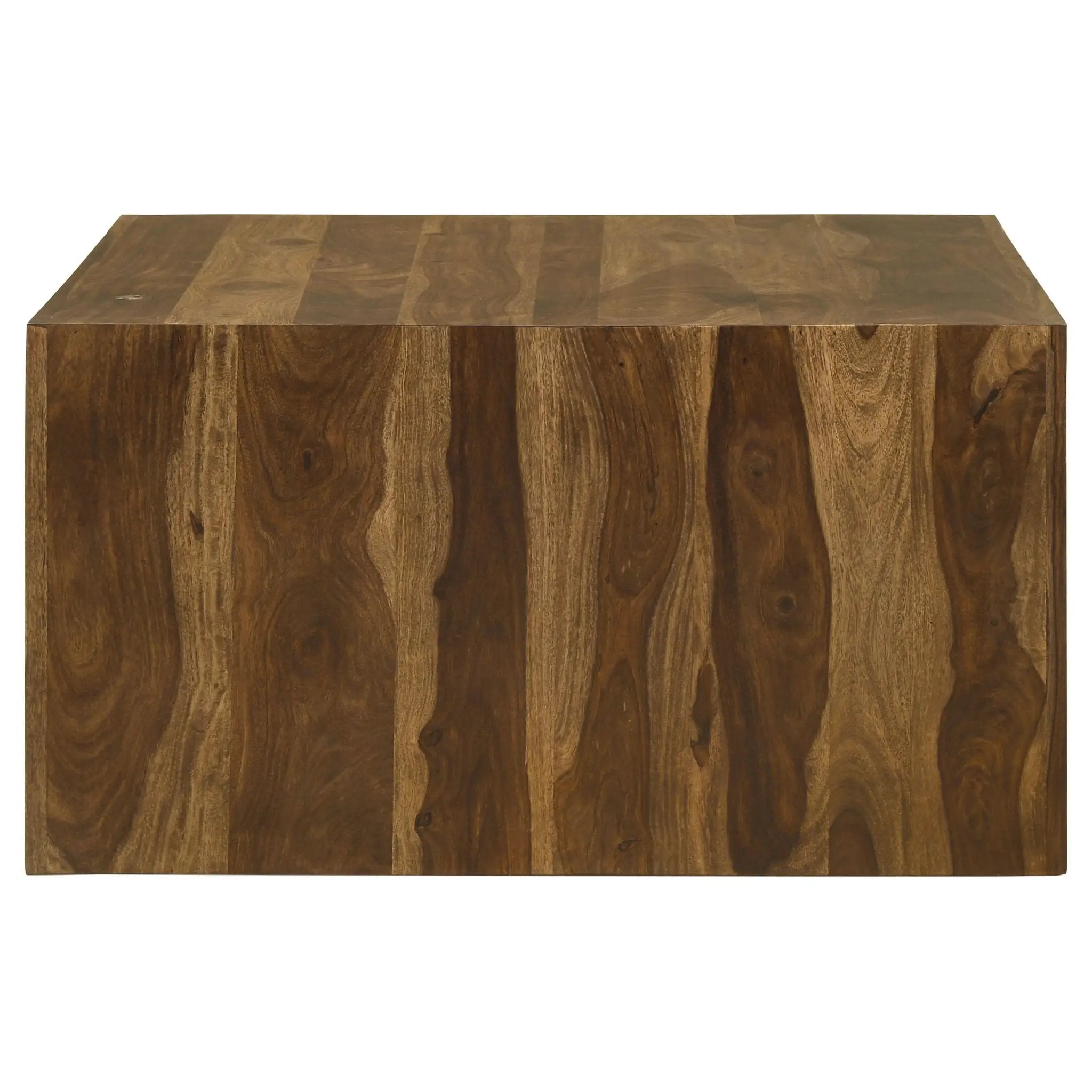 Odilia Square Solid Wood Coffee Table Auburn by Unique Piece Furniture