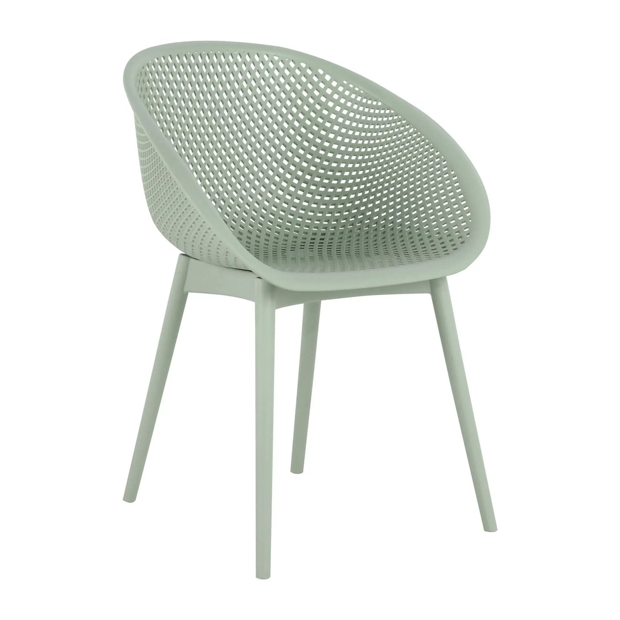 2 Piece Durable Single Chair With Hollow Out Design by HouseOfZazla