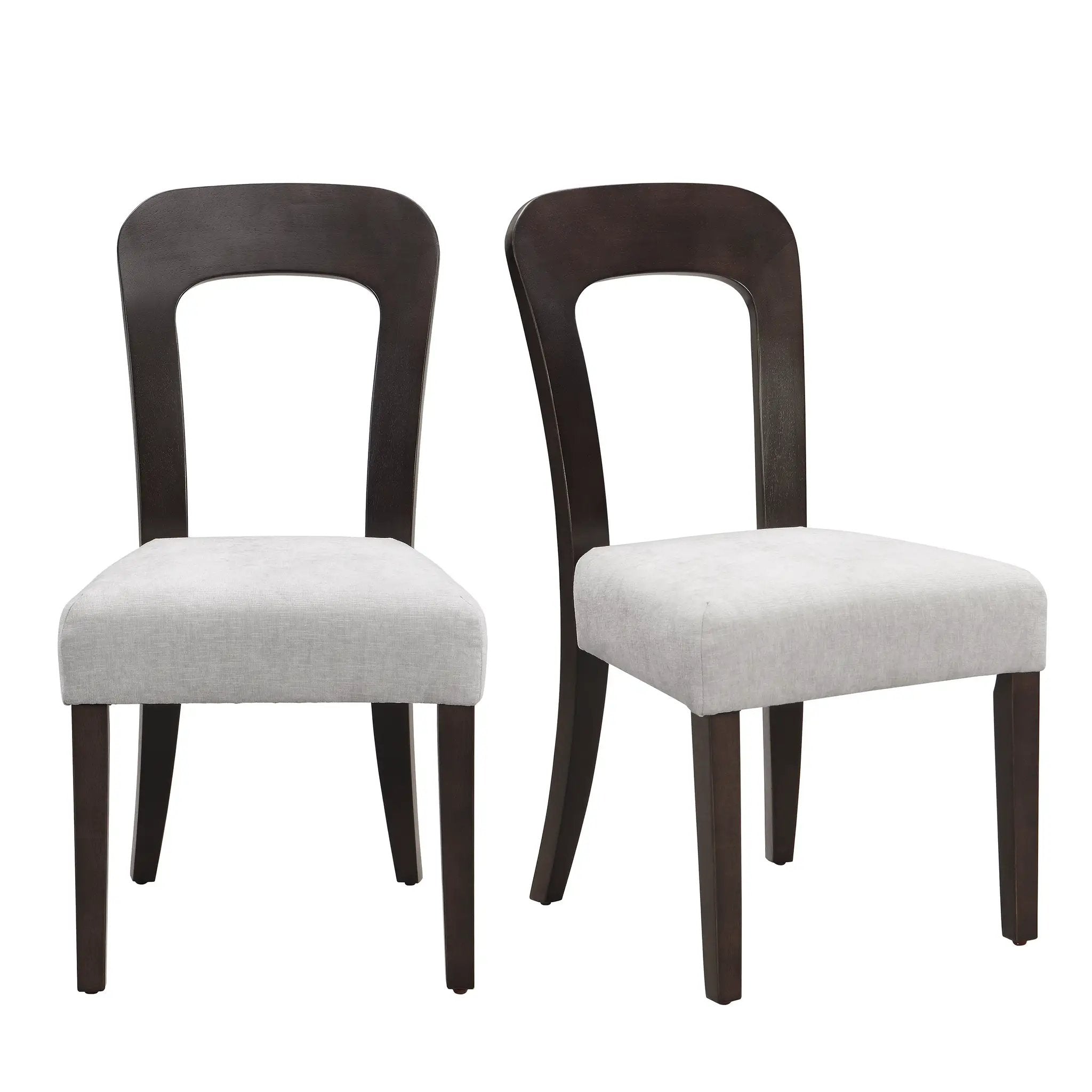 Dining Chairs Set of 2, Upholstered Kitchen Side Chairs by HouseOfZazla