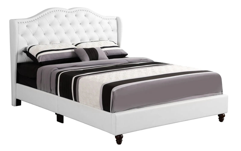 Upholstered Bed Transitional by HouseOfZazla