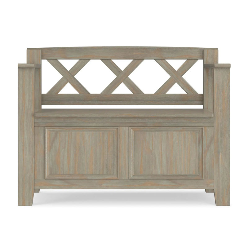 Amherst - Small Transitional Entryway Storage Bench by Unique Piece Furniture