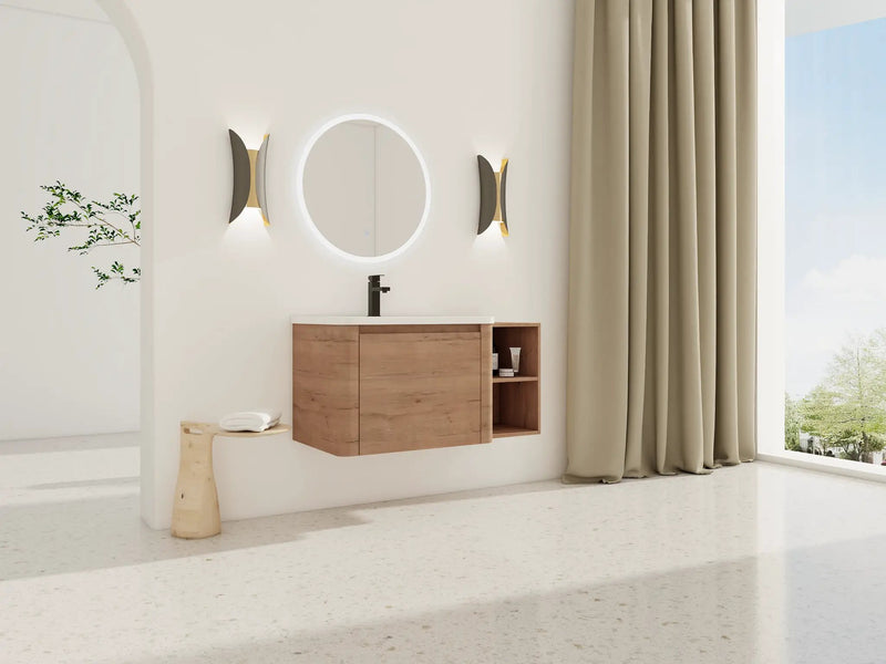 40'' Wall-Mounted Bathroom Vanity by HouseOfZazla