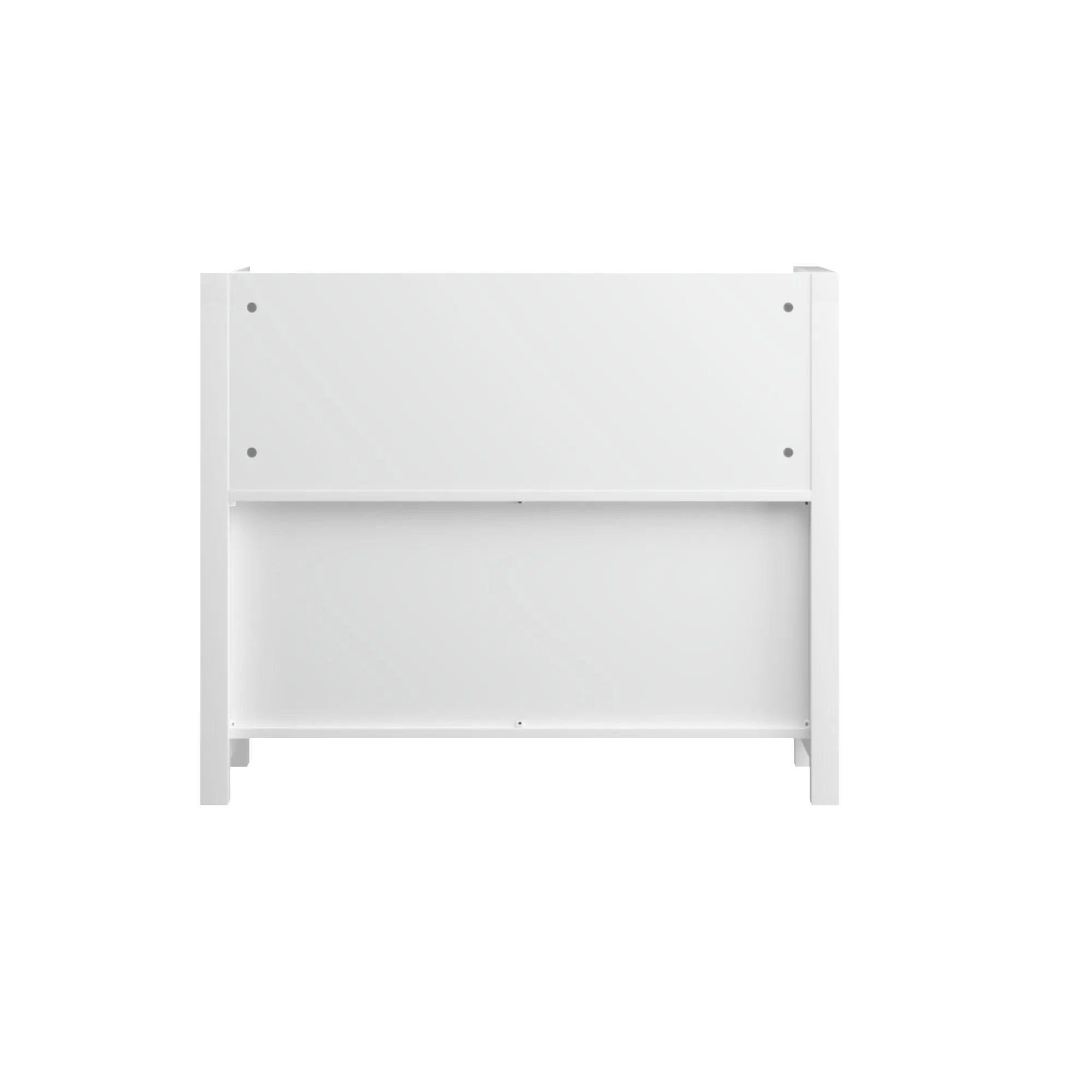 Bookshelf With 3 Tier Front Facing Storage And 3 Bins, Toddler Bookcase For Playroom - White by HouseOfZazla