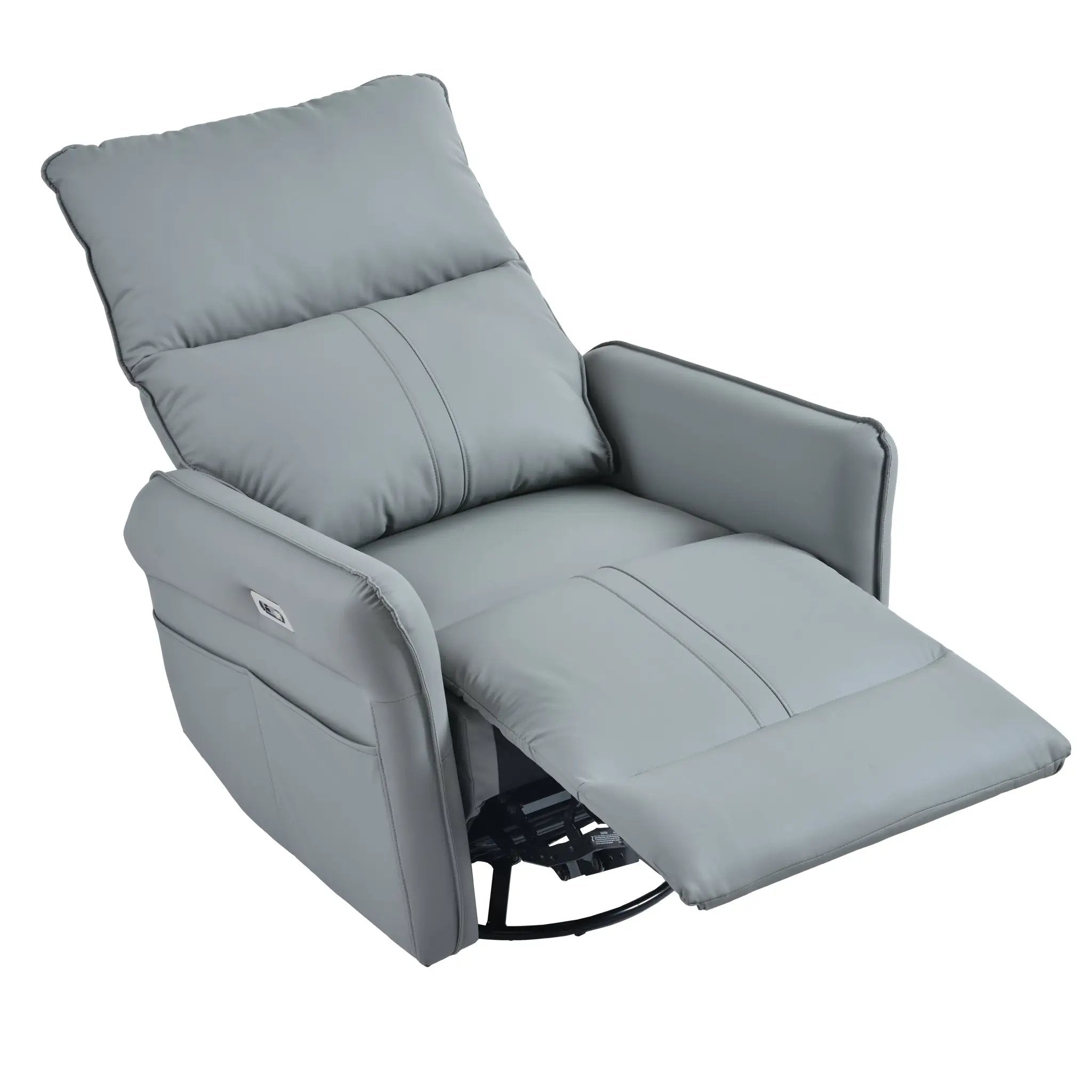 Power Swivel Rocker Recliner Chair for Adults by HouseOfZazla