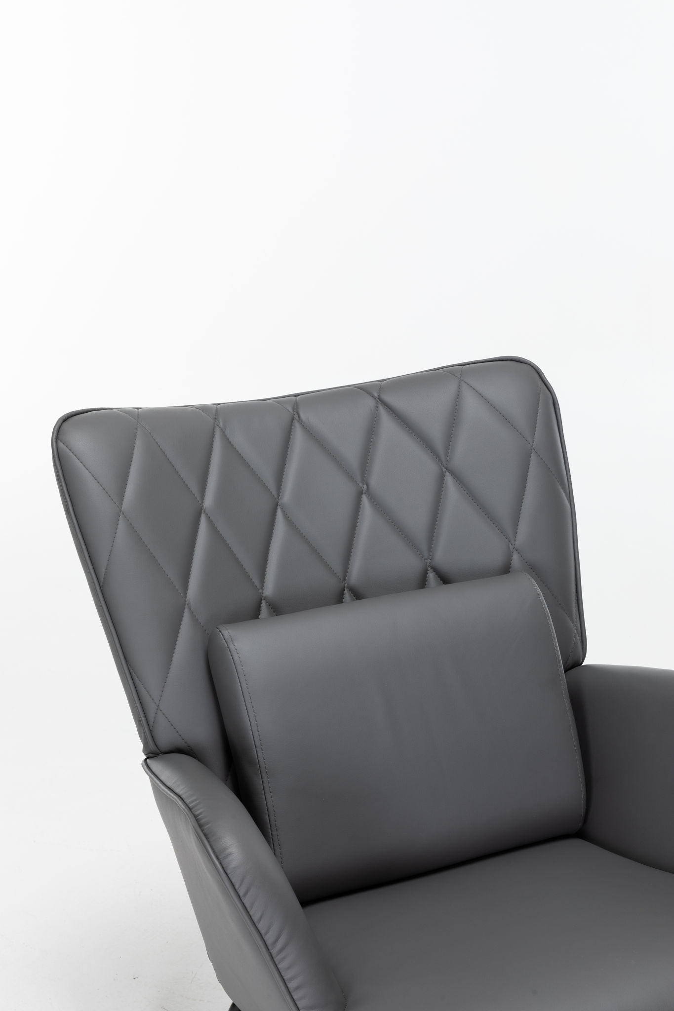 Rocking Accent Chair With Lumbar Pillow And Ottoman by HouseOfZazla