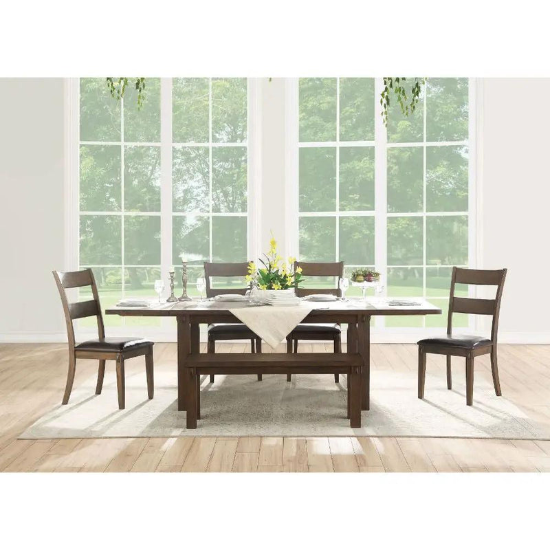 Nabirye - Dining Table - Dark Oak by Unique Piece Furniture