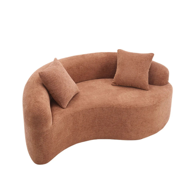 Tai Chi - Curved Dual Depth Loveseat by Unique Piece Furniture