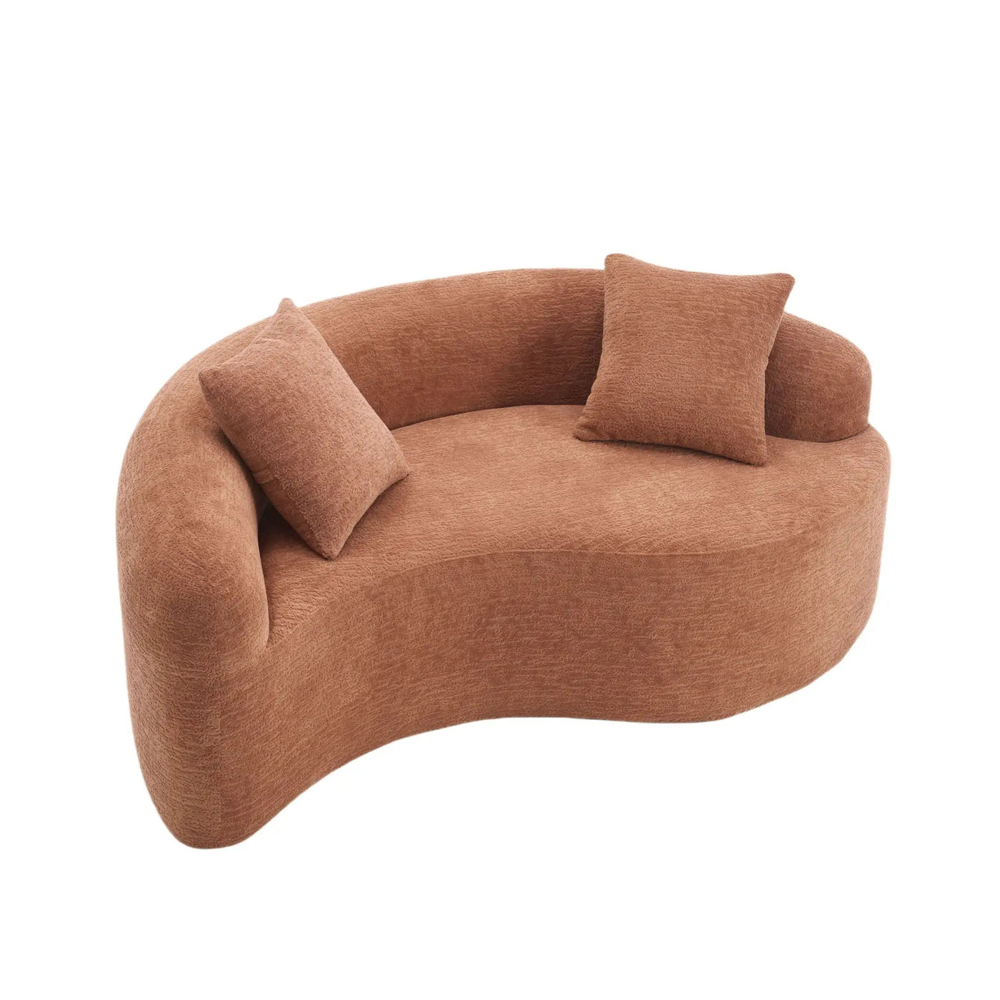 Tai Chi - Curved Dual Depth Loveseat by HouseOfZazla