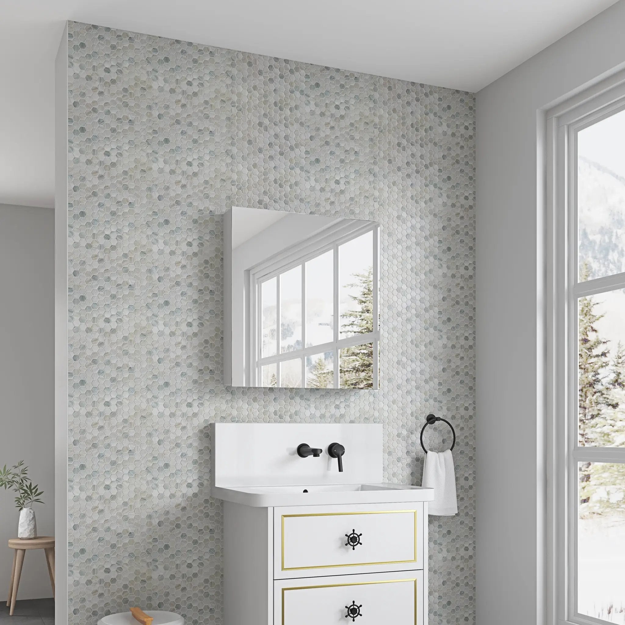 24'' W x 26'' H Surface Frameless Mirror Medicine Cabinet by HouseOfZazla