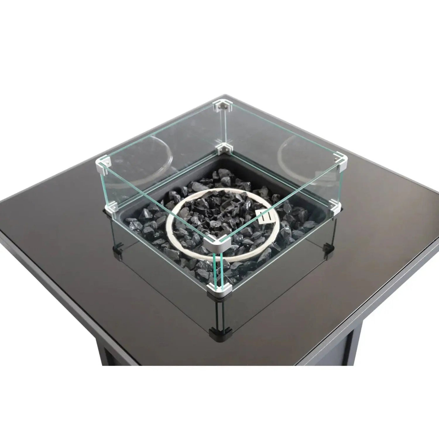 Powdercoated Fire Pit With Top by Unique Piece Furniture