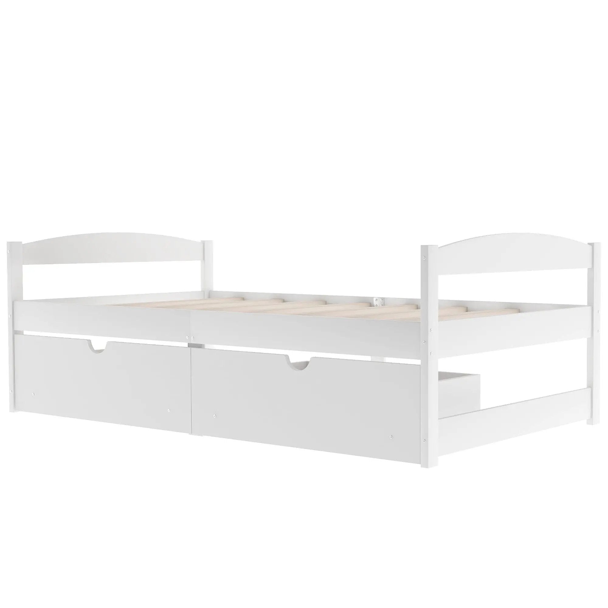Platform Bed With 2 Drawers