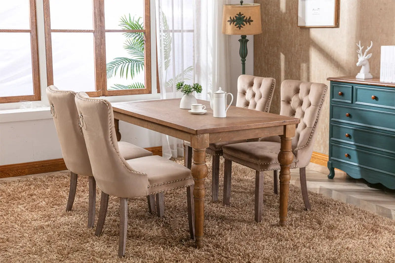 Nikki - High-End Tufted Dining Chair (Set of 2) by HouseOfZazla