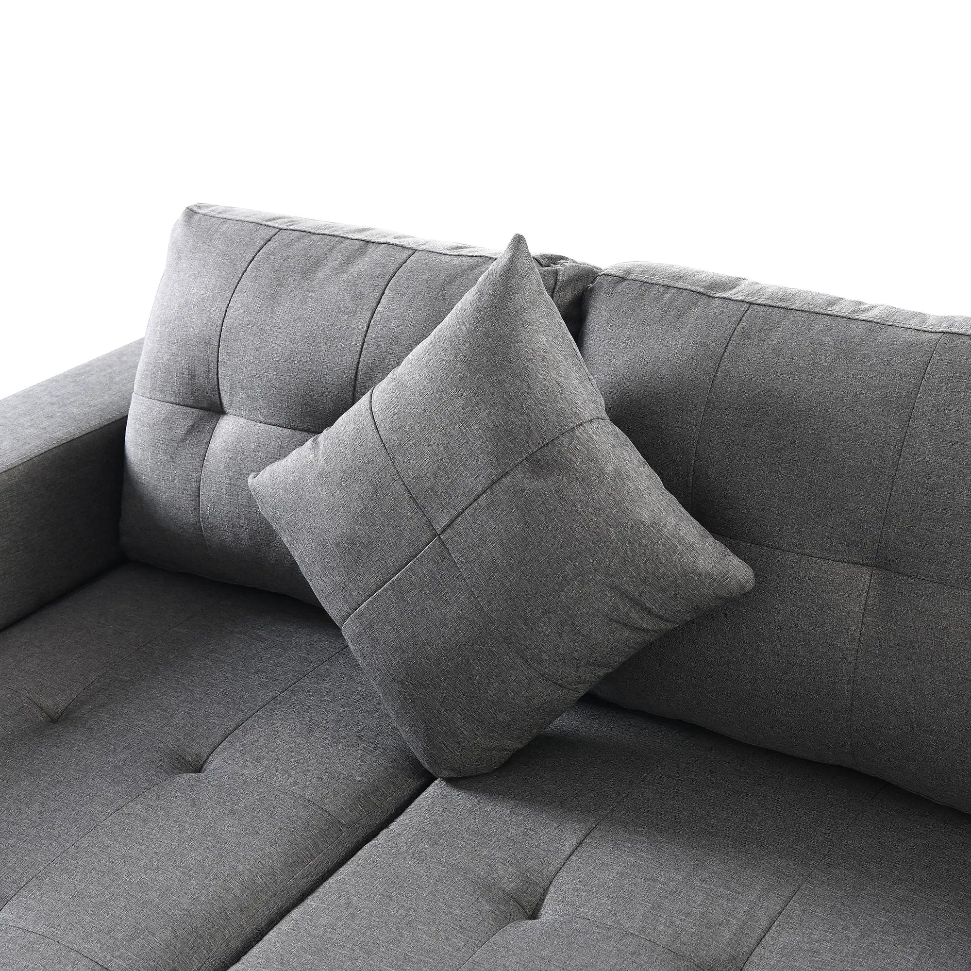 Sectional Sofa Set For Living Room With L Shape Chaise Lounge, Cup Holder And Left Or Right Hand Chaise Modern 4 Seat by HouseOfZazla