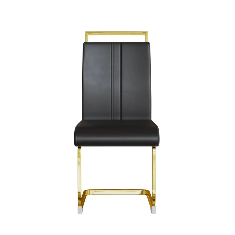 Side Dining Room Chair, Padded Seat High Back by HouseOfZazla