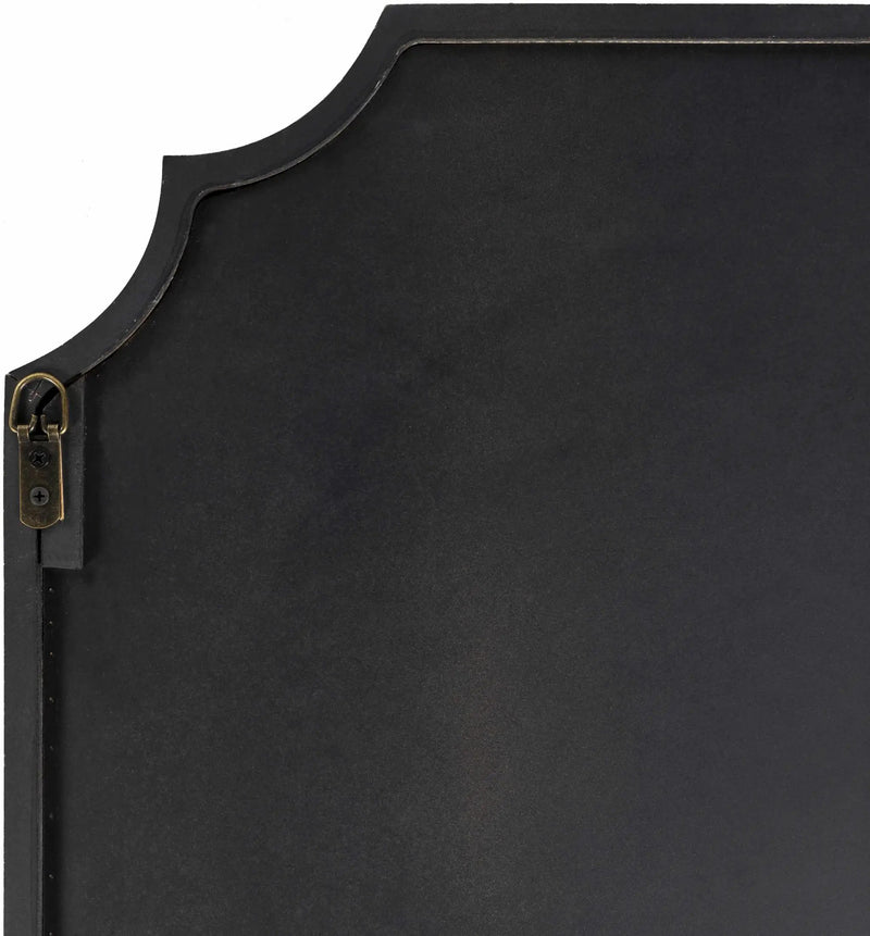 Abangay Gold Contemporary Wood Frame Mirror - Clearance by Boutique Rugs