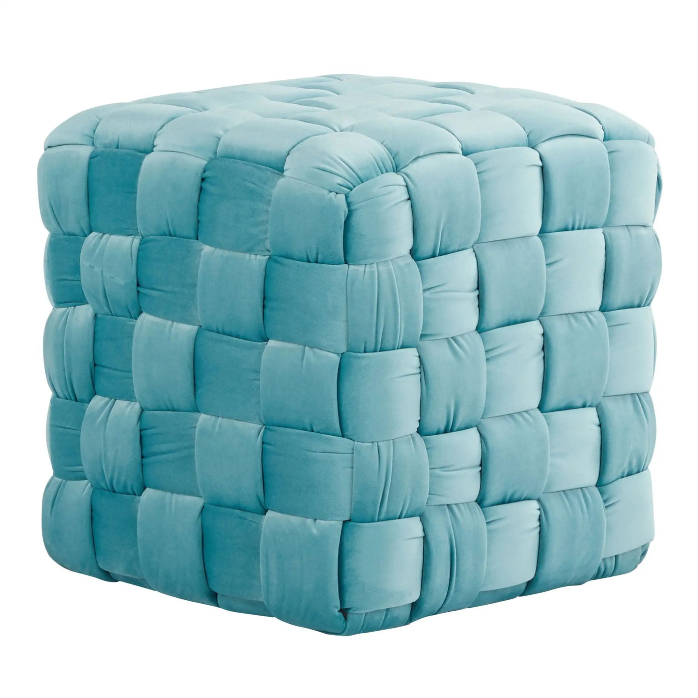 Square Braided Ottoman - by HouseOfZazla