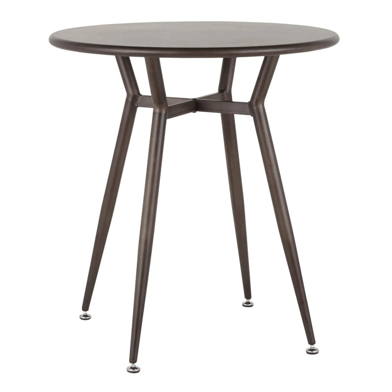 Clara - Industrial Round Dinette Table - Antique by Unique Piece Furniture