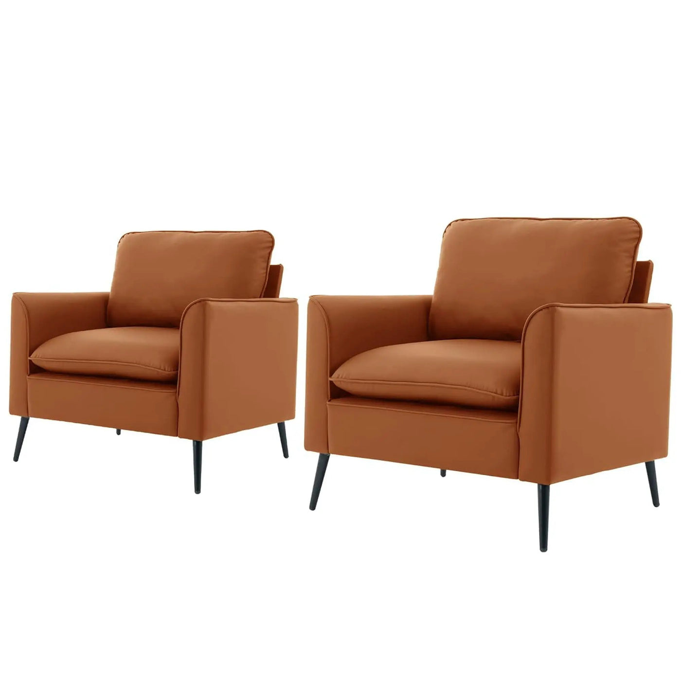 Nordic Retro Light Luxury Upholstered Sofa Chair by Unique Piece Furniture