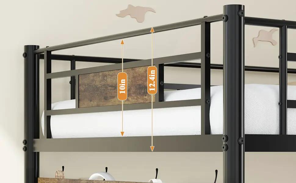 Twin Size Loft Bed Frame with Storage by HouseOfZazla