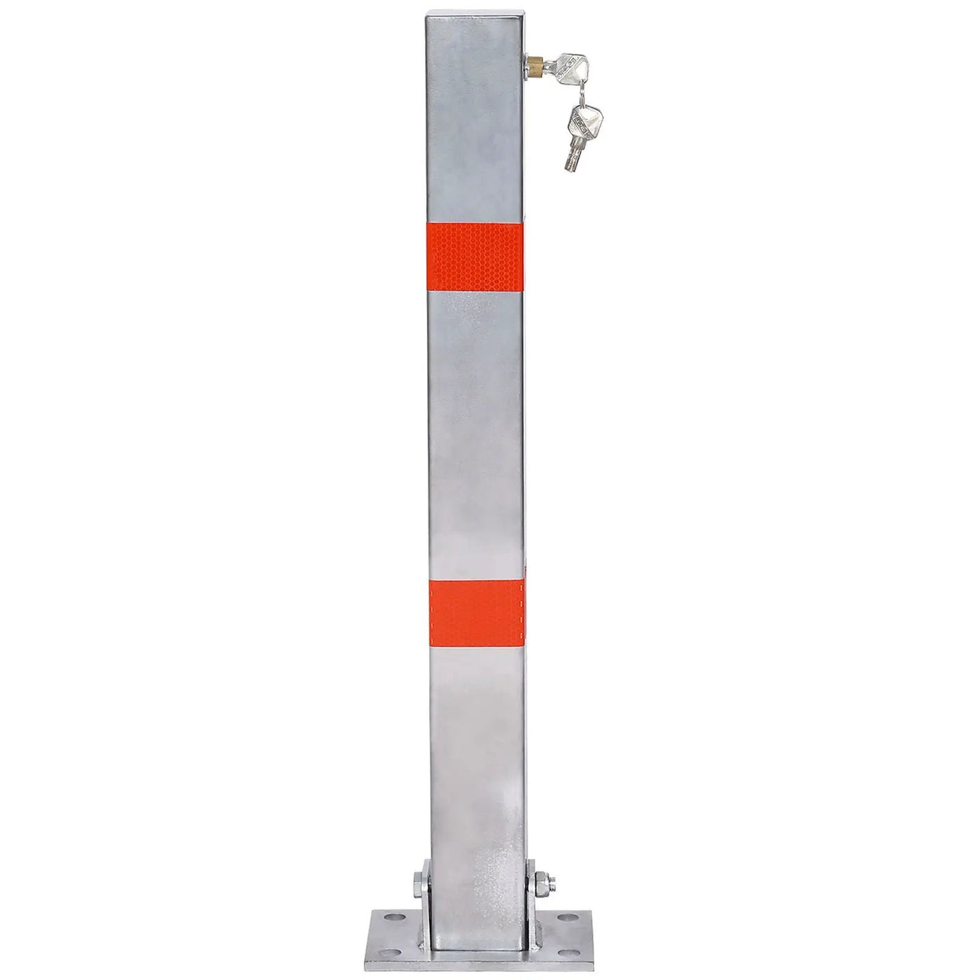 Square Parking Bollard Pole Barrier With Lock for Car Parking Protection and Home Garage by HouseOfZazla