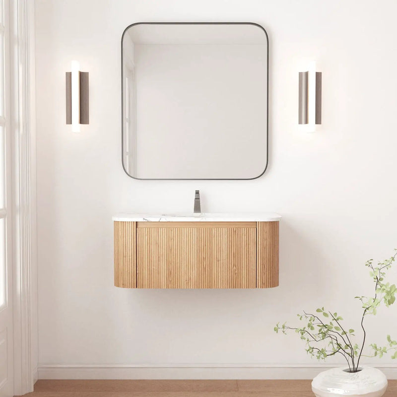 Wall Mounted Bathroom Vanity With Sink by Unique Piece Furniture