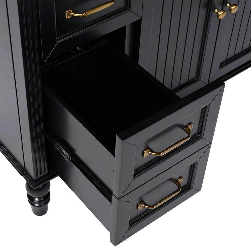 Bathroom Vanity With Sink, Freestanding Cabinet & Drawers by HouseOfZazla