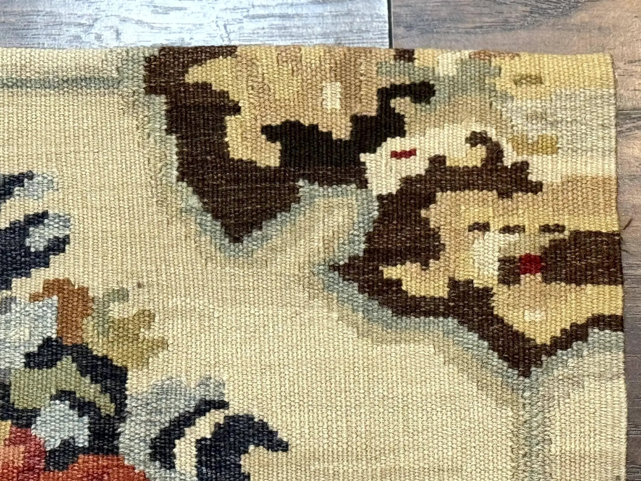 Antique Bessarabian Flatweave Kilim Rug 2x3, Sampler Rug 2 x 3 ft, Small Flatweave, Wool Handmade by Jewel Rugs