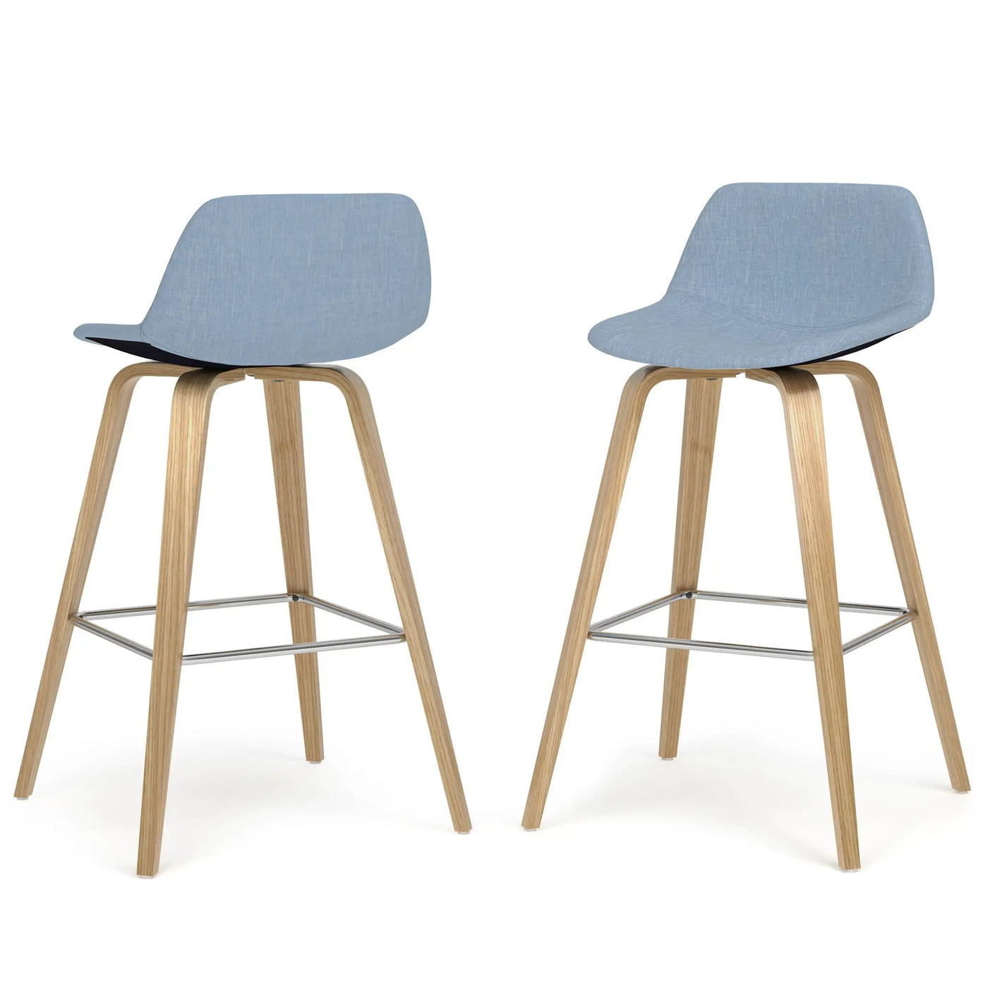Randolph Bentwood - Upholstered Counter / Bar Height Stool (Set of 2) by Unique Piece Furniture