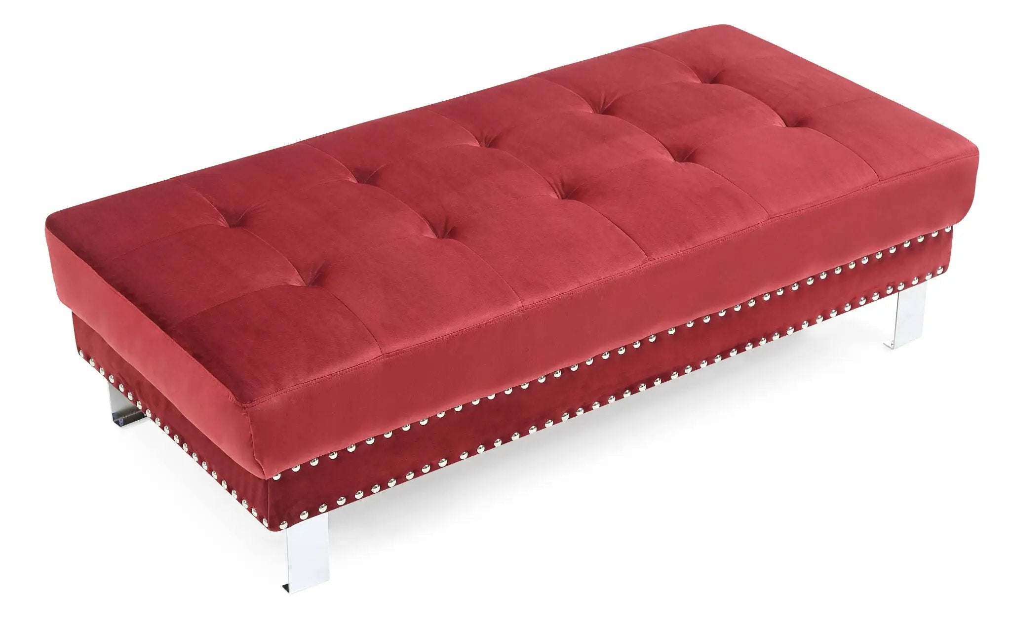Elegant Contemporary Ottoman by Unique Piece Furniture