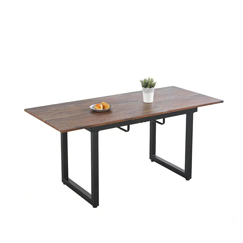 Square Extendable Dining Table With Metal Legs by Unique Piece Furniture