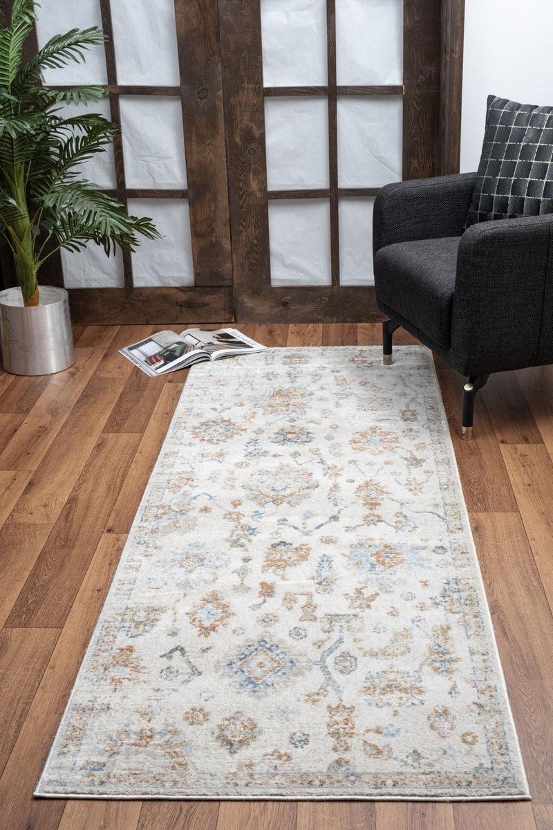 Noble - 5'3" X 7'3" Area Rug - Ivory by HouseOfZazla
