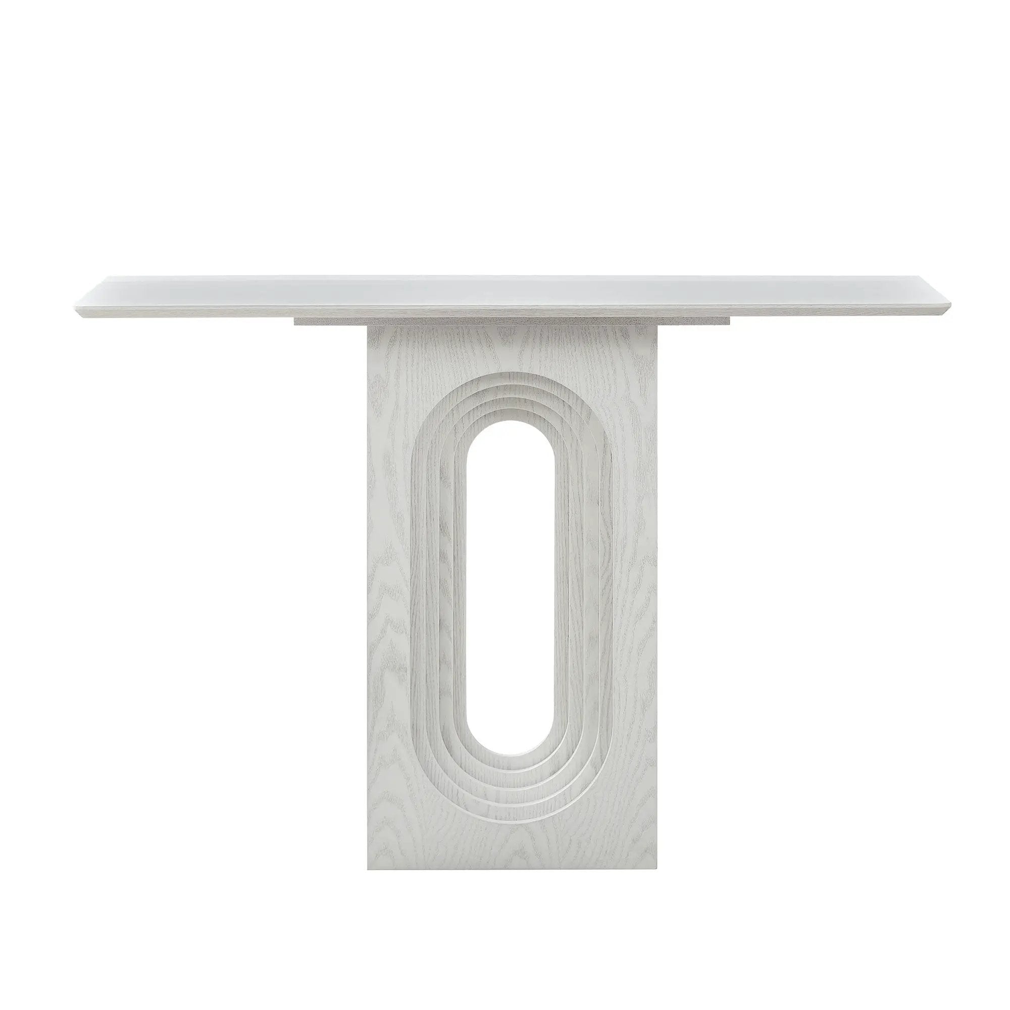 47.24 Inch Entryway Table with Unique Loopback Design by HouseOfZazla