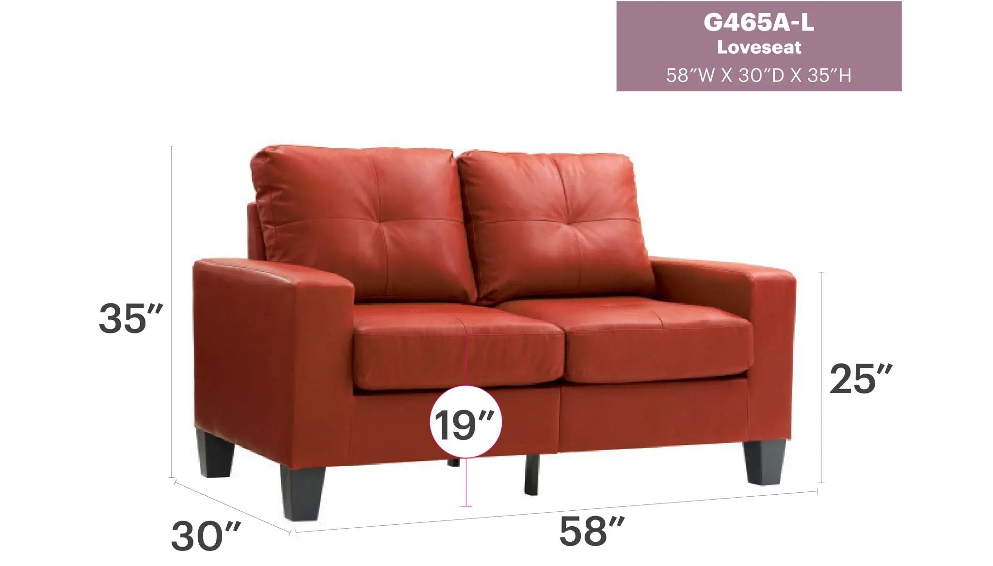 Newbury - Track Arm Loveseat For Cozy Spaces by Unique Piece Furniture