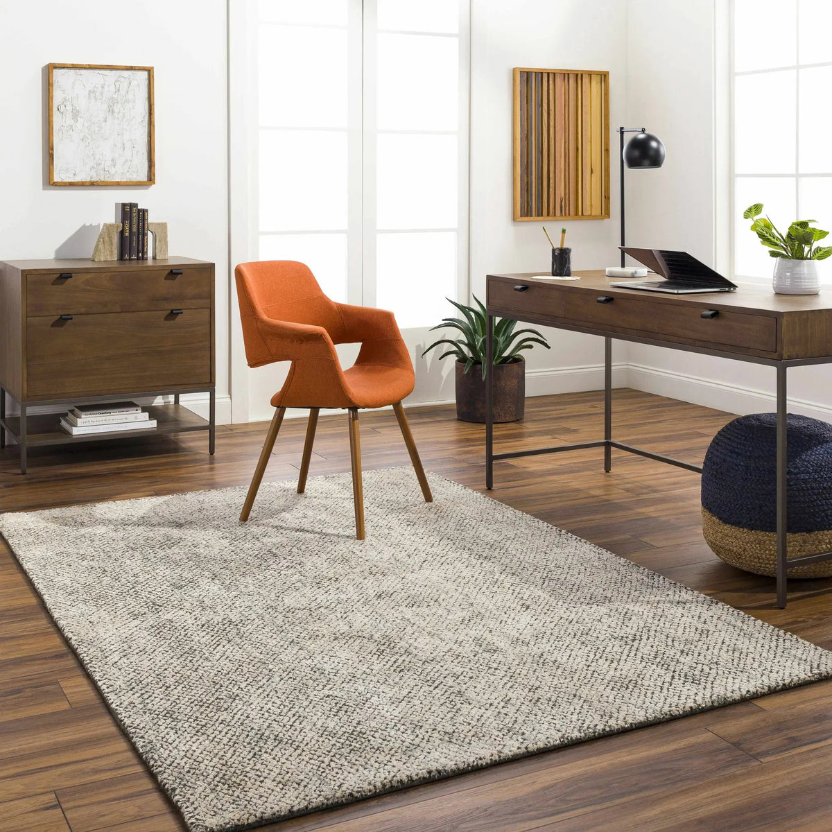 Abiba Area Rug - Clearance, installed in a room