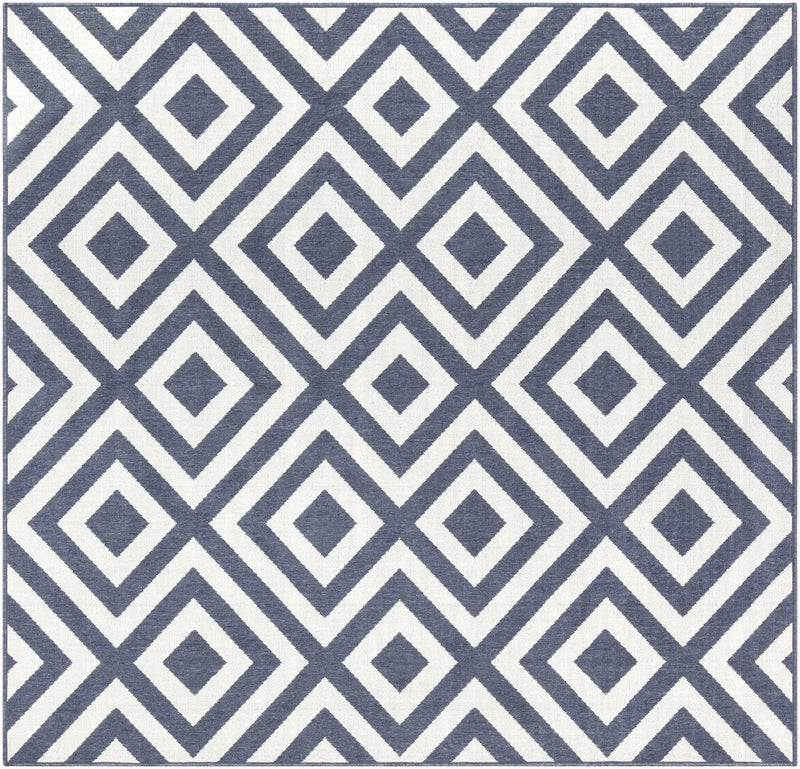 Spilsby Navy Blue Outdoor Rug - Clearance by Boutique Rugs
