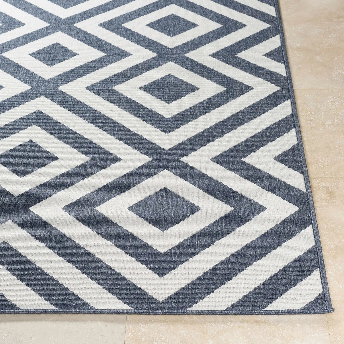 Spilsby Navy Blue Outdoor Rug - Clearance, photo 4 of 12